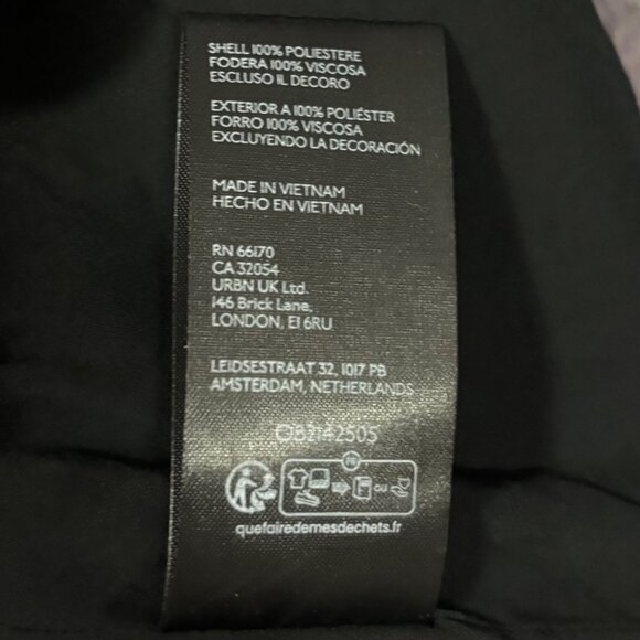 Maeve Anthropologie Womens Taffeta Dot Midi Skirt Black Noir Size 4 - Picture 9 of 9